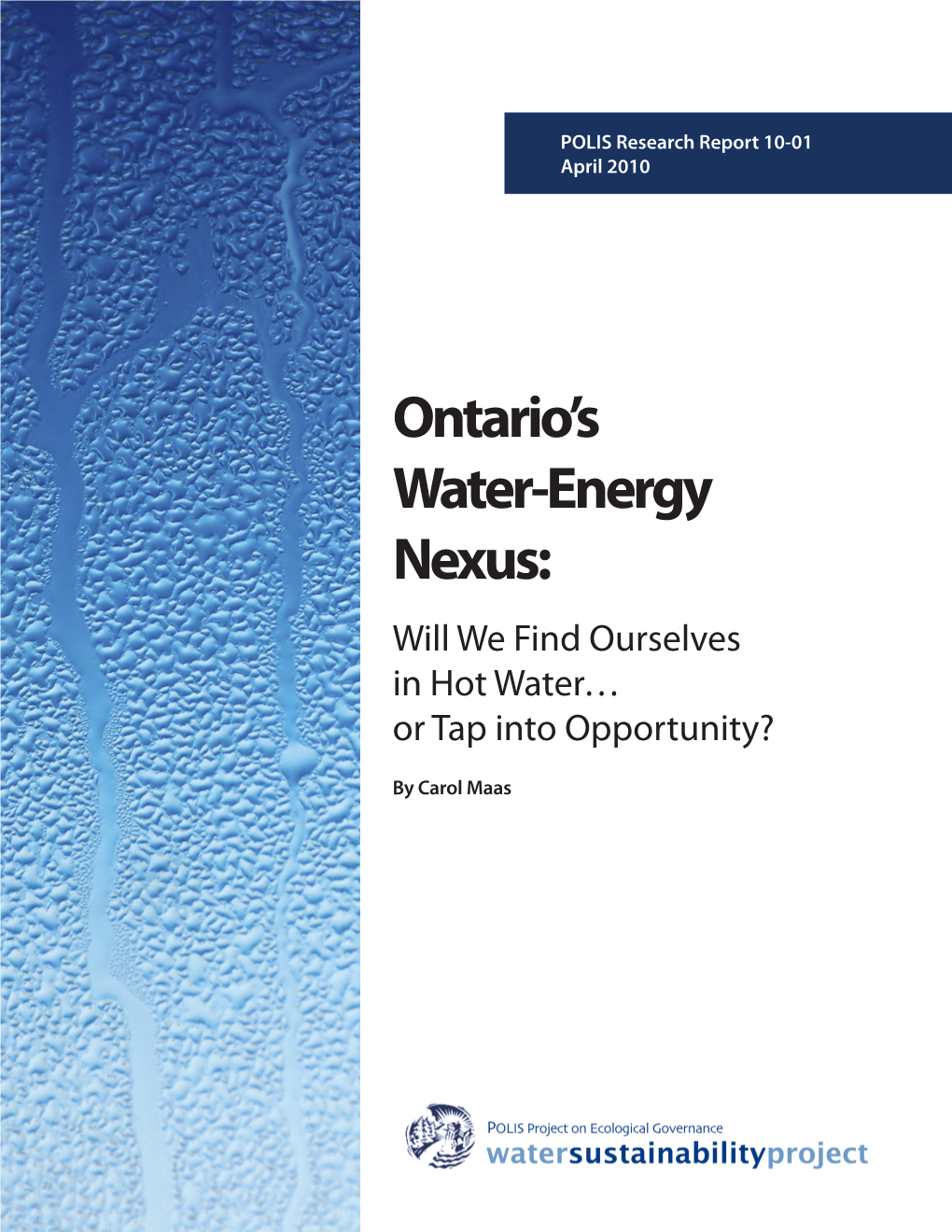 Ontario's Water-Energy Nexus