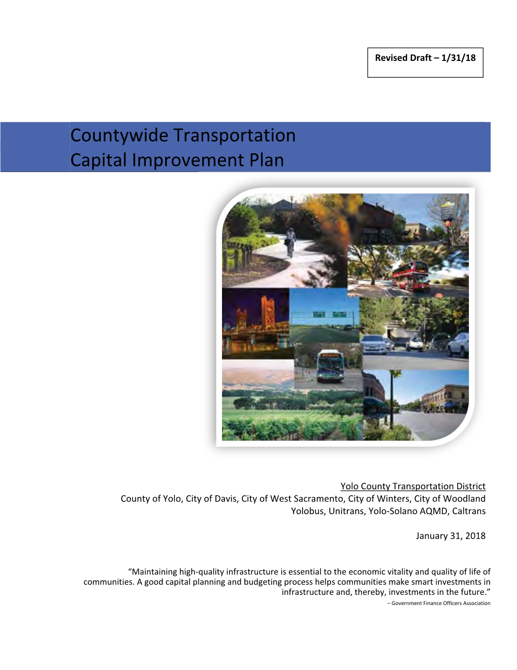 Countywide Transportation Capital Improvement Plan