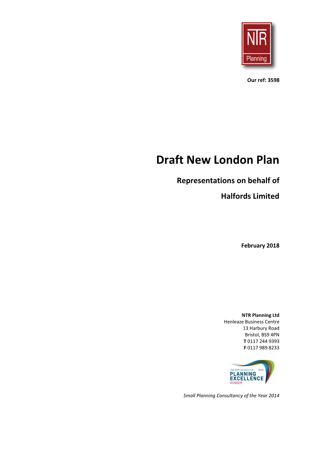 Draft New London Plan