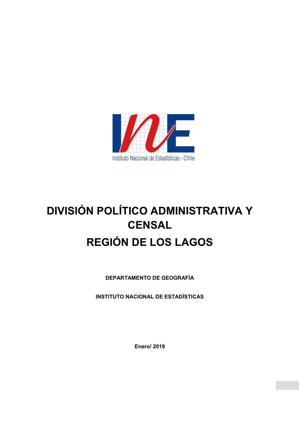 División Político Administrativa Y Censal Región De Los Lagos