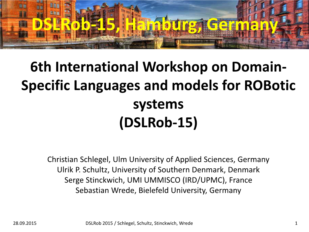 Dealing with Run-Time Variability in Service Robotics: Towards a DSL