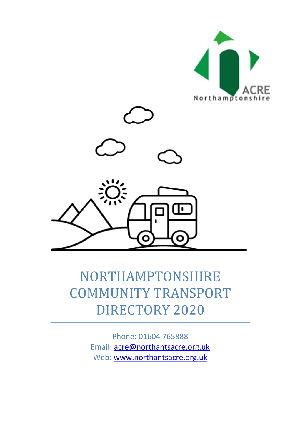 Northamptonshire Community Transport Directory 2020