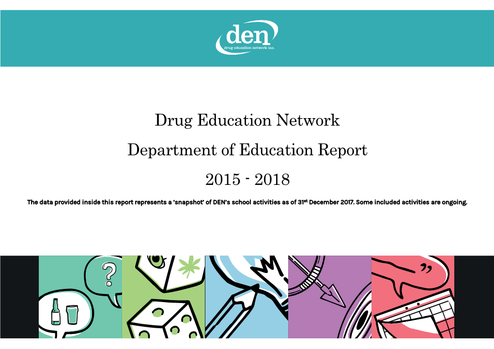 Drug Education Network Department of Education Report 2015 - 2018