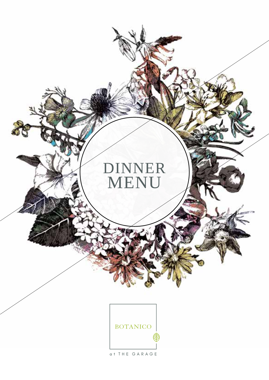 Botanico Dinner Menu