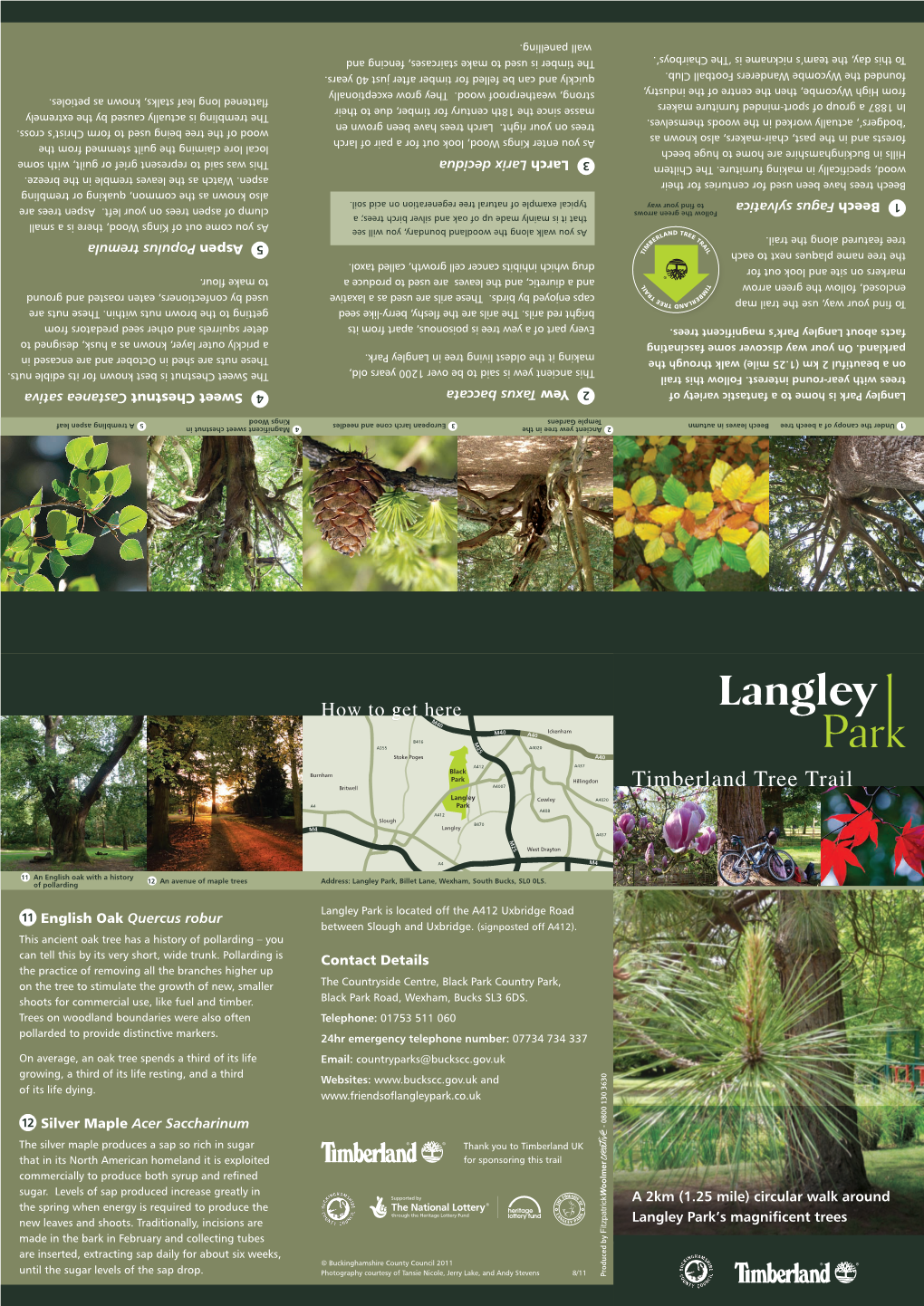 Tree Trail Langley Cowley A4020 A4 Park A408