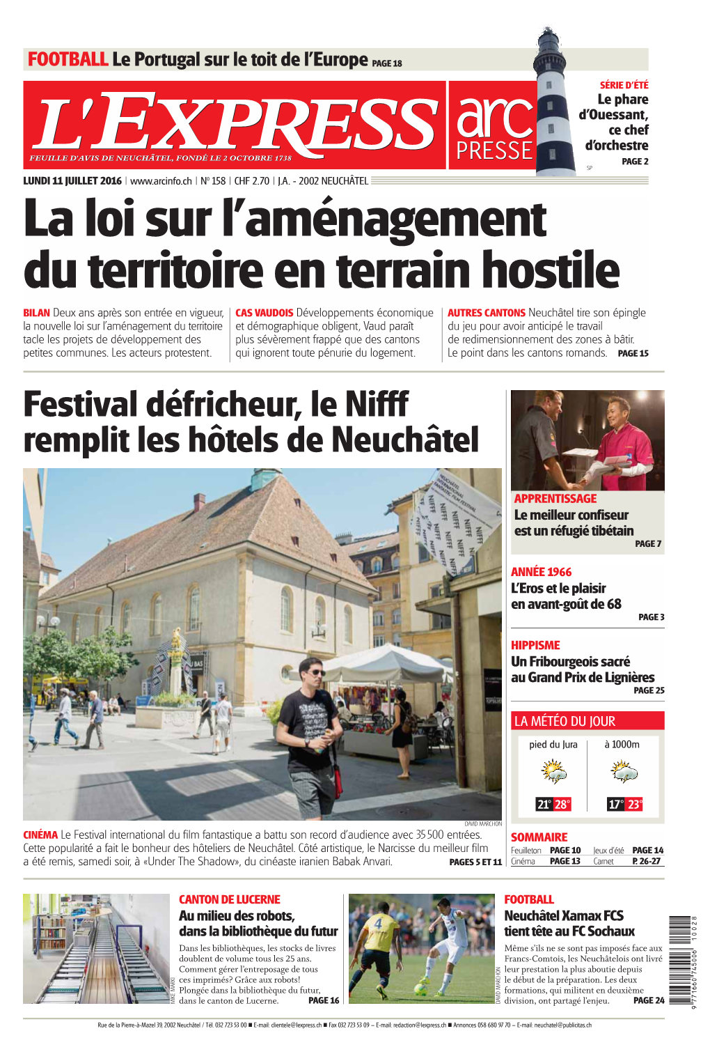 Festival Défricheur, Le Nifff Remplit Les Hôtels De Neuchâtel