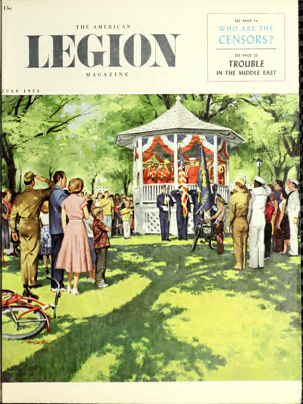 The American Legion Magazine [Volume 57, No. 1 (July 1954)]