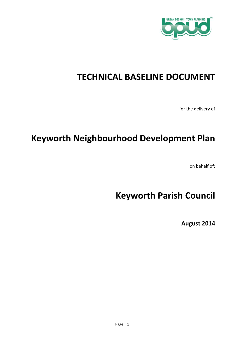 Technical Baseline Document