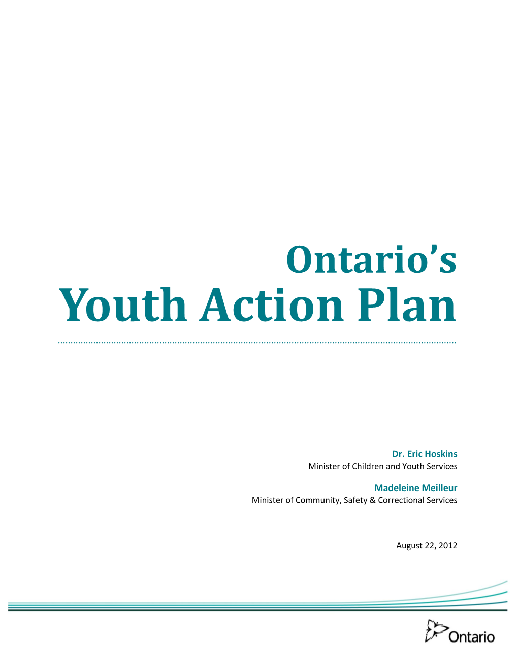 Ontario's Youth Action Plan