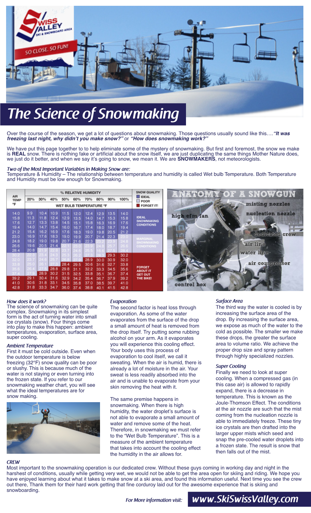 The Science of Snowmaking