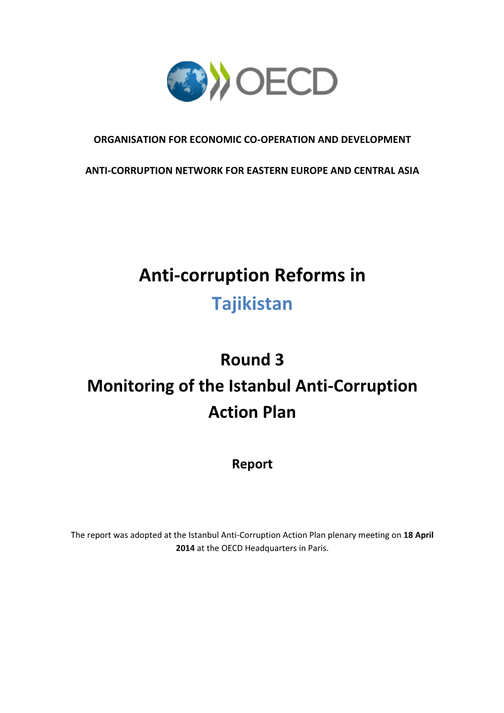 OECD Anti-Corruption Network for Eastern Europe and Central Asia (ACN)