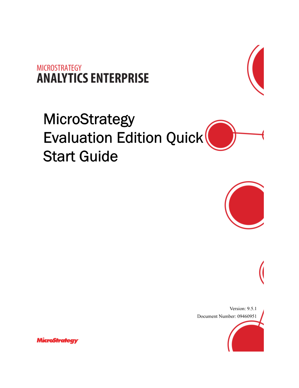 Microstrategy Evaluation Edition Quick Start Guide