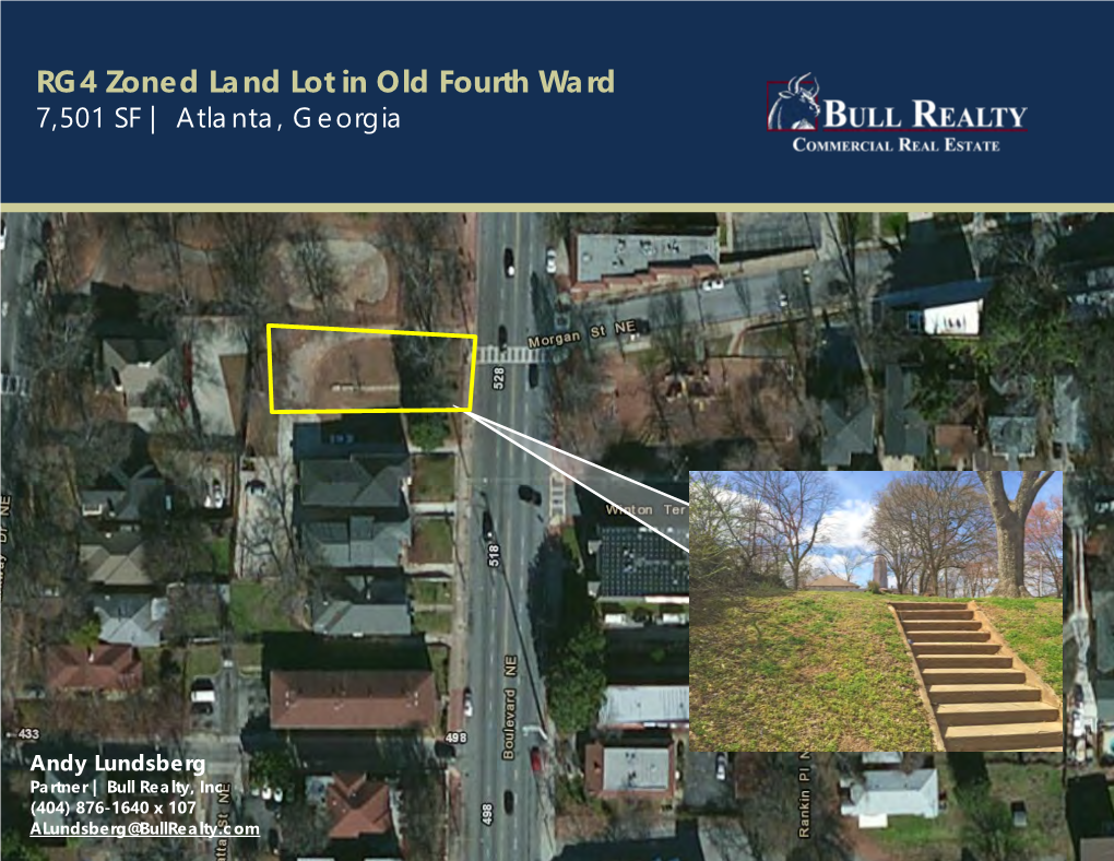 RG4 Zoned Land Lot in Old Fourth Ward Atlanta, Georgia 7,501 SF | Atlanta, Georgia