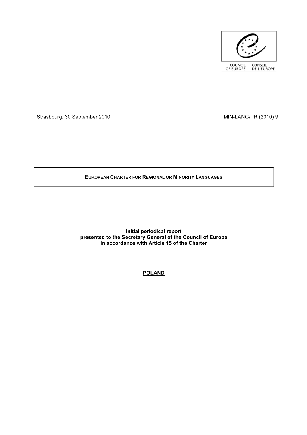 Poland Initial Periodical Report