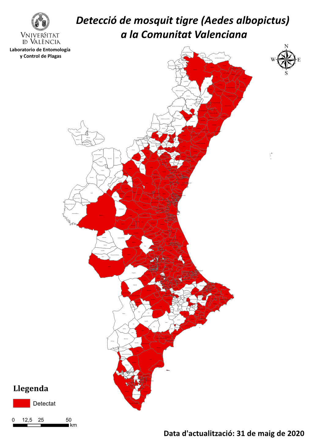 Detecció De Mosquit Tigre (Aedes Albopictus) a La Comunitat Valenciana