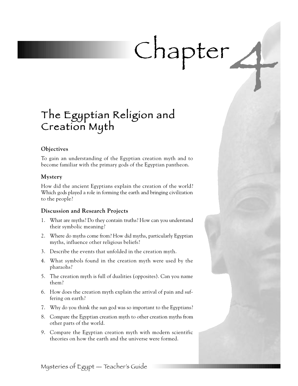 Chapter4 the Egyptian Religion and Creation Myth