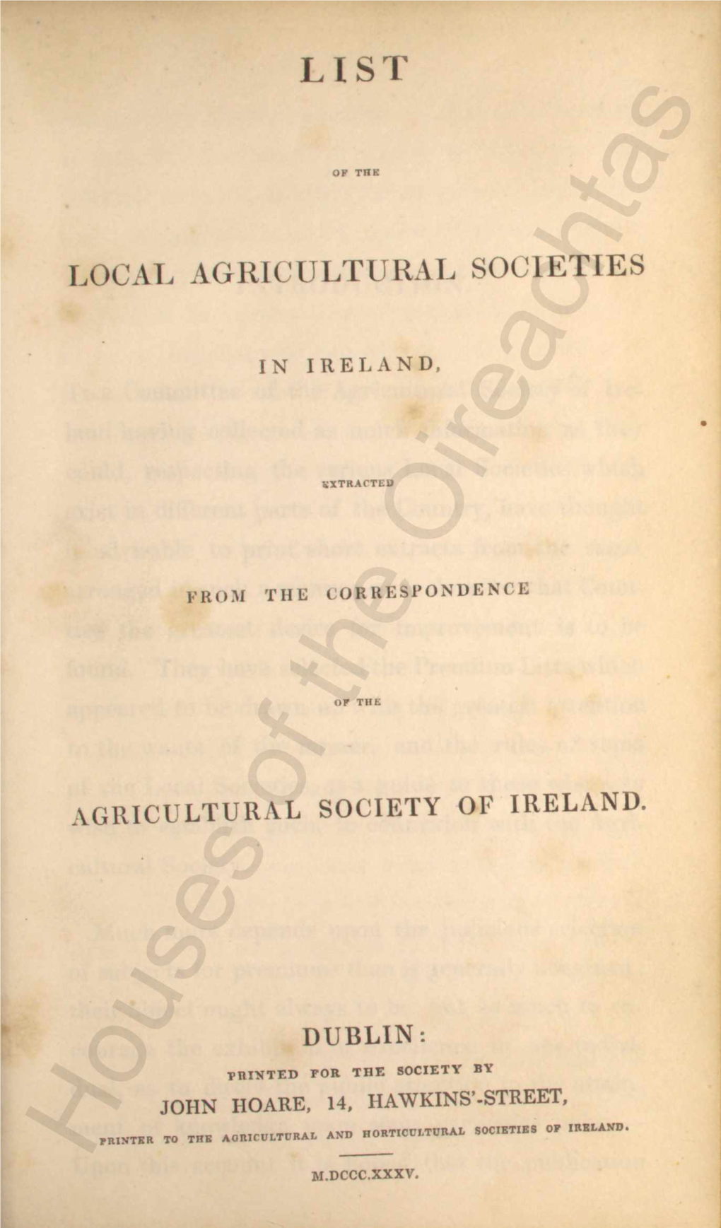 CORK HORTICULTURAL SOCIETY. Although Three Agricultural Associations Are in the County Cork None of Them Has Yet Centered in the City