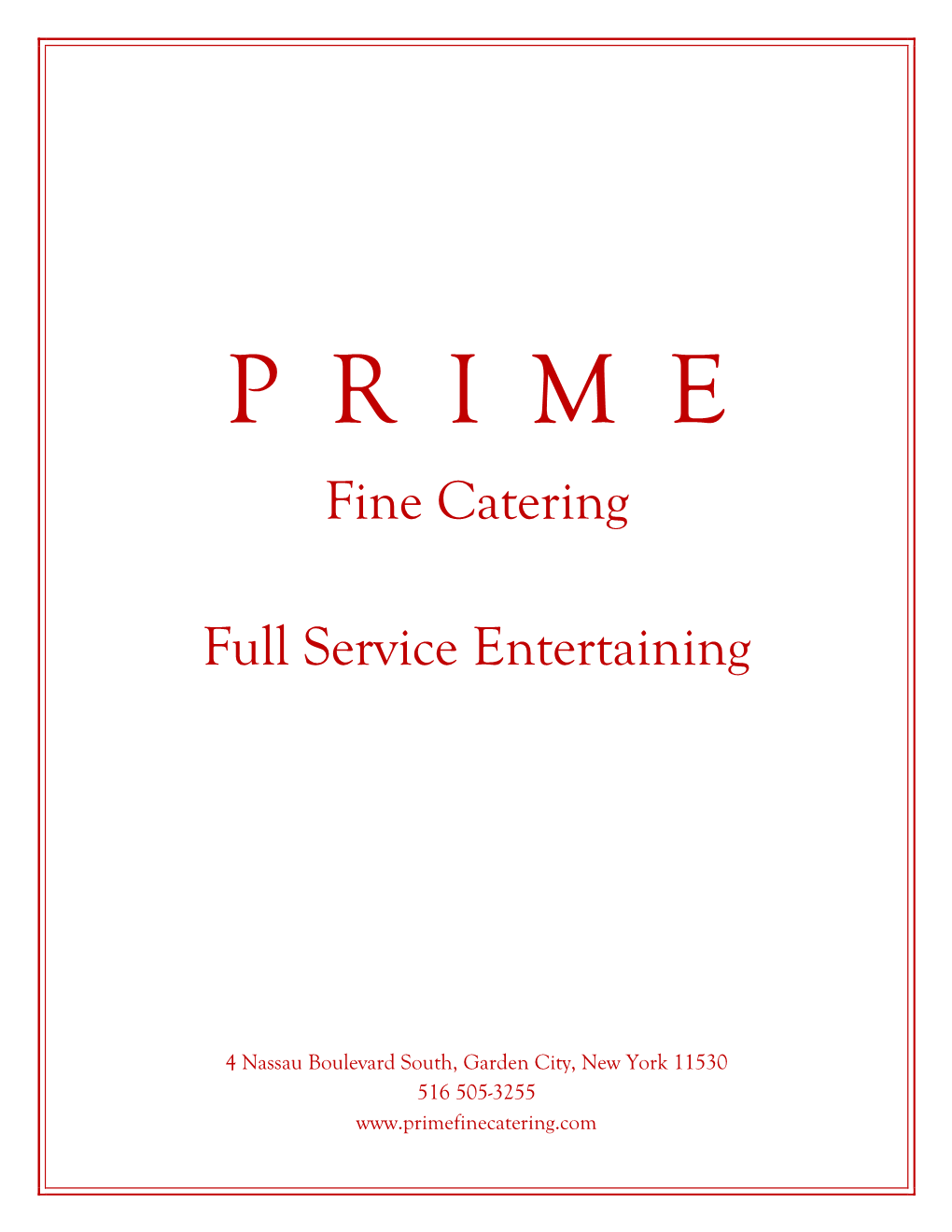 Prime Fine Catering