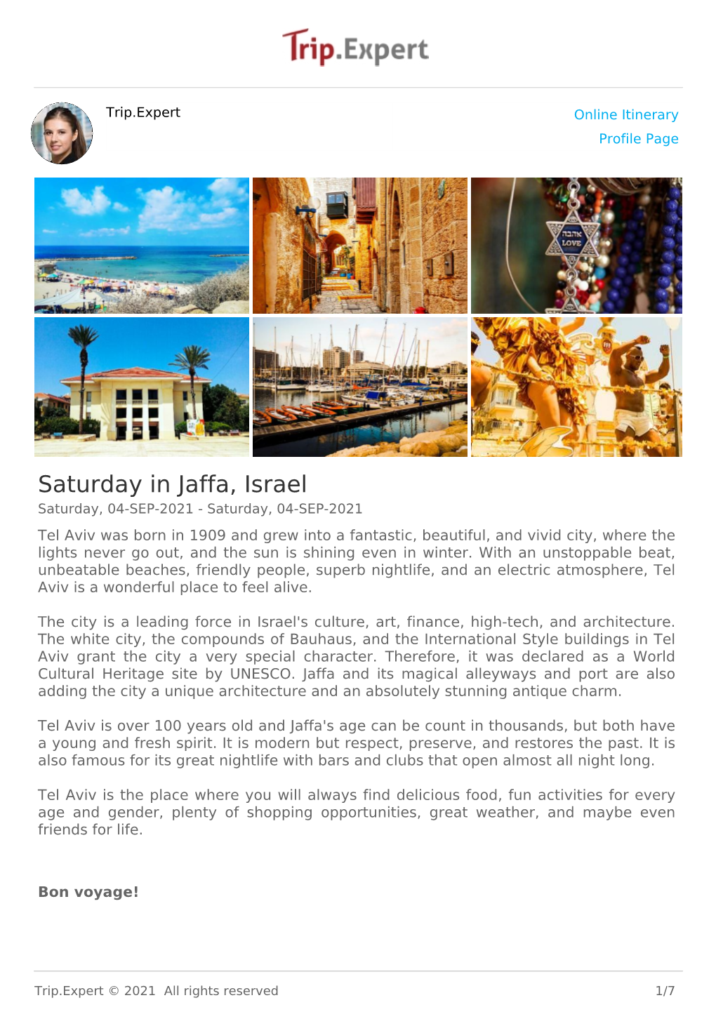 Saturday in Jaffa, Israel