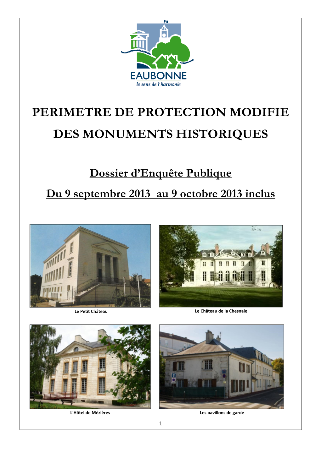 Perimetre De Protection Modifie Des Monuments Historiques