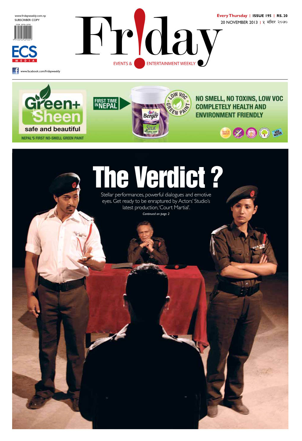The Verdict ? Stellar Performances, Powerful Dialogues and Emotive Eyes