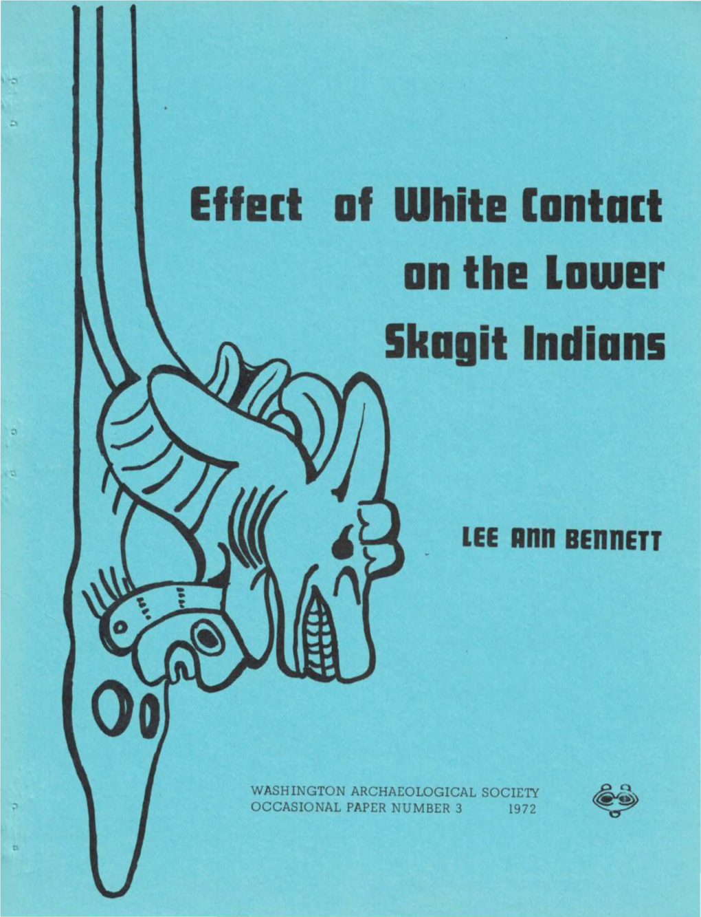 Eff Ett Af White Eantact an the Lawer Skagit Indians