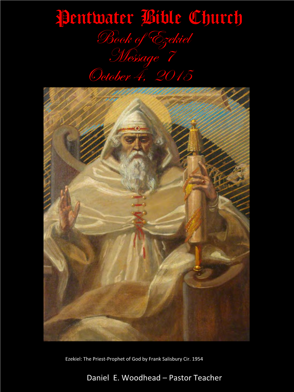 Book of Ezekiel Message 7 October 4, 2015