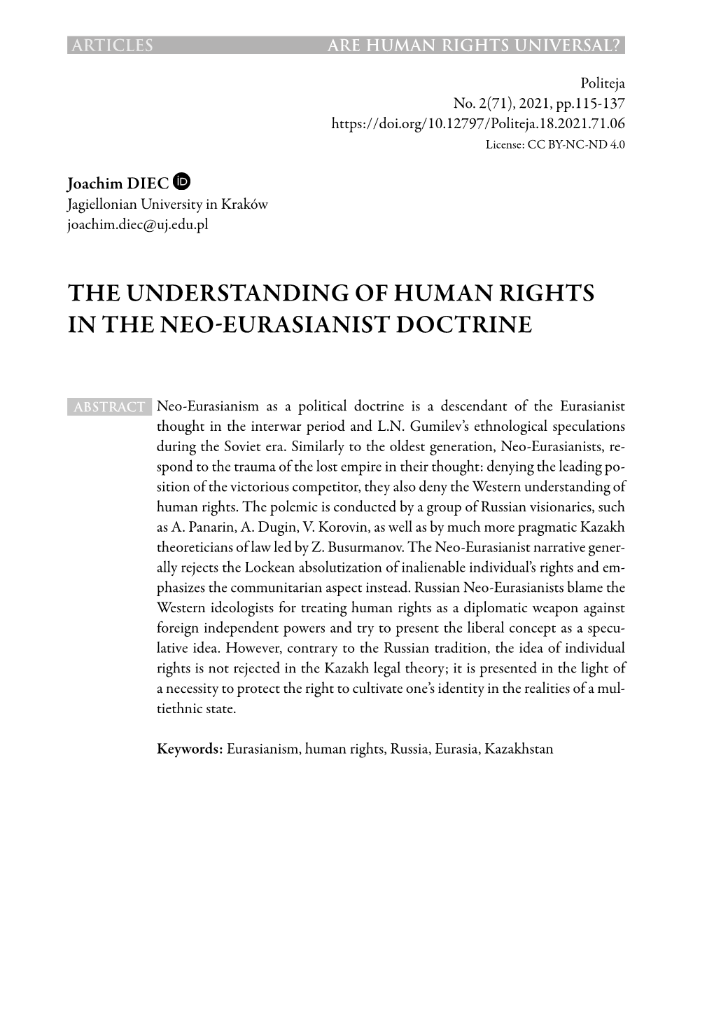 The-Understanding-Of-Human-Rights