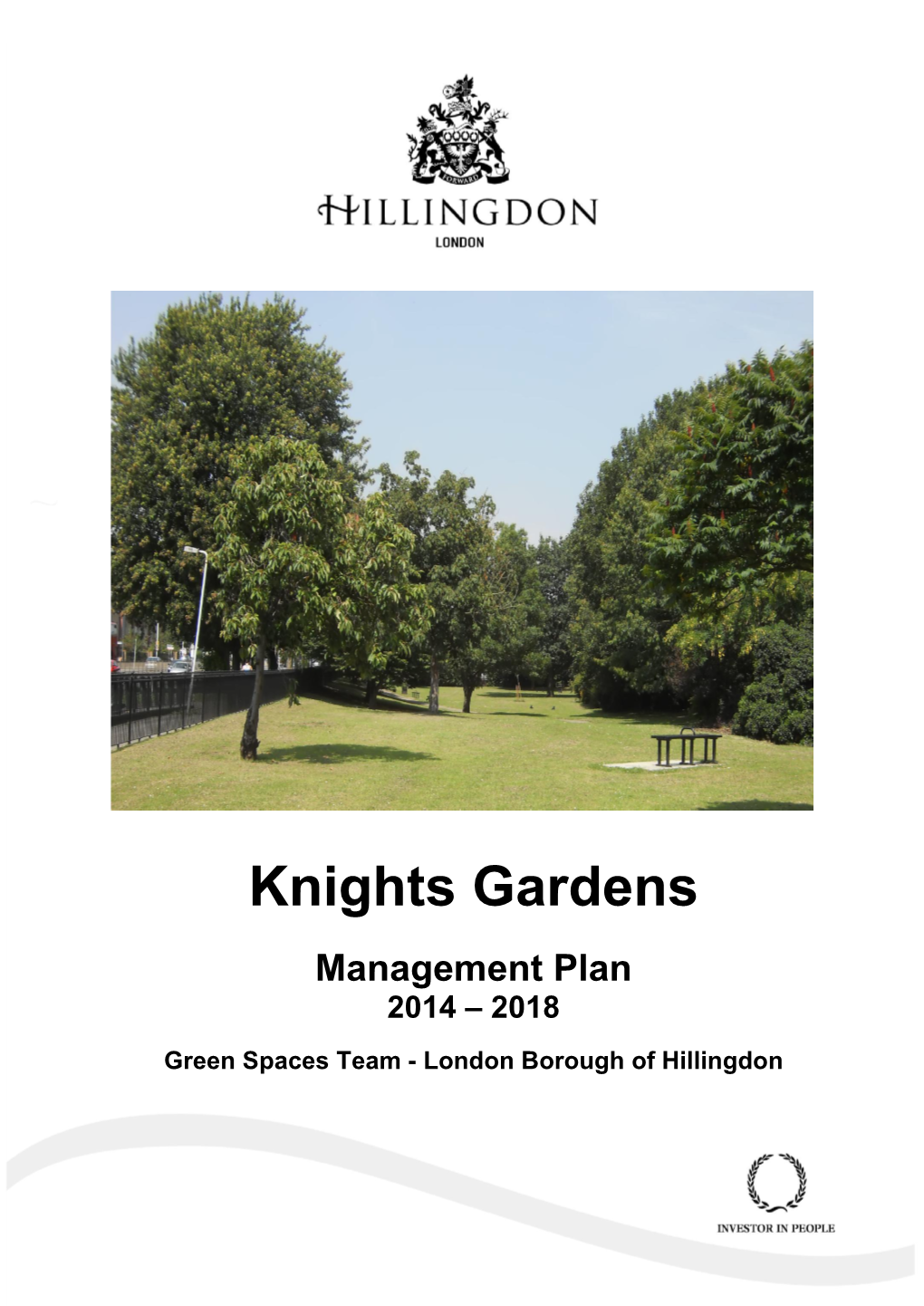 Knights Gardens Management Plan