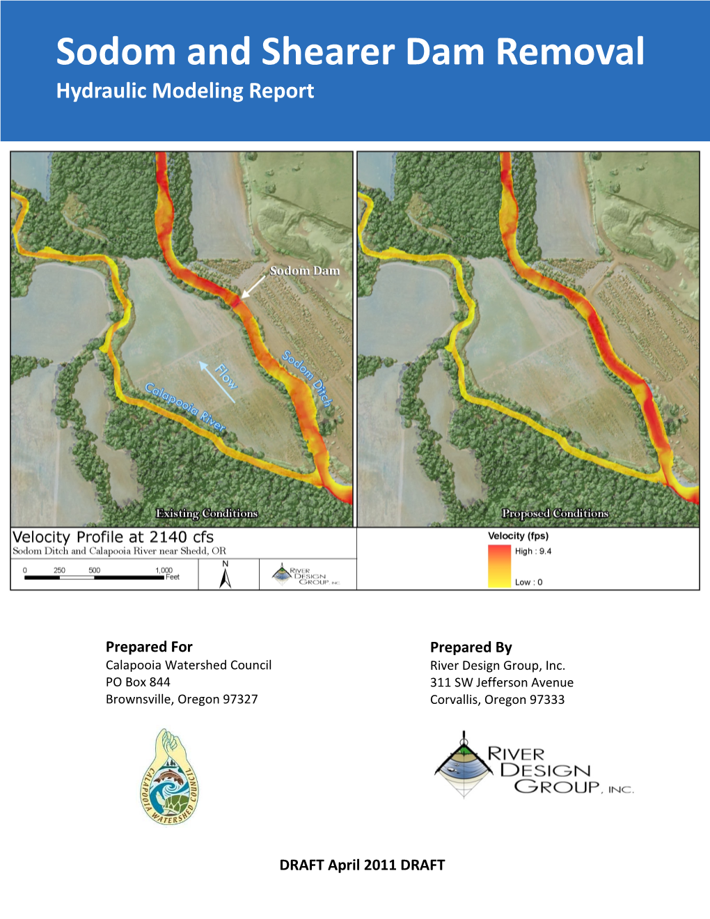 Sodom and Shearer Dam Removal-Hydraulic Modeling