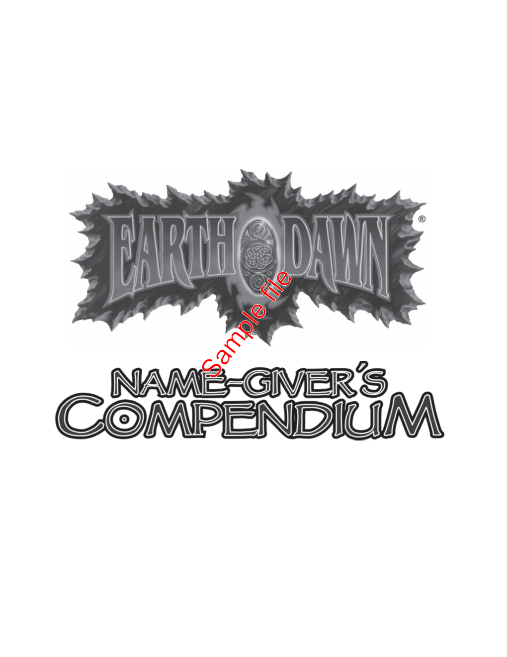 Earthdawn Name-Giver's Compendium