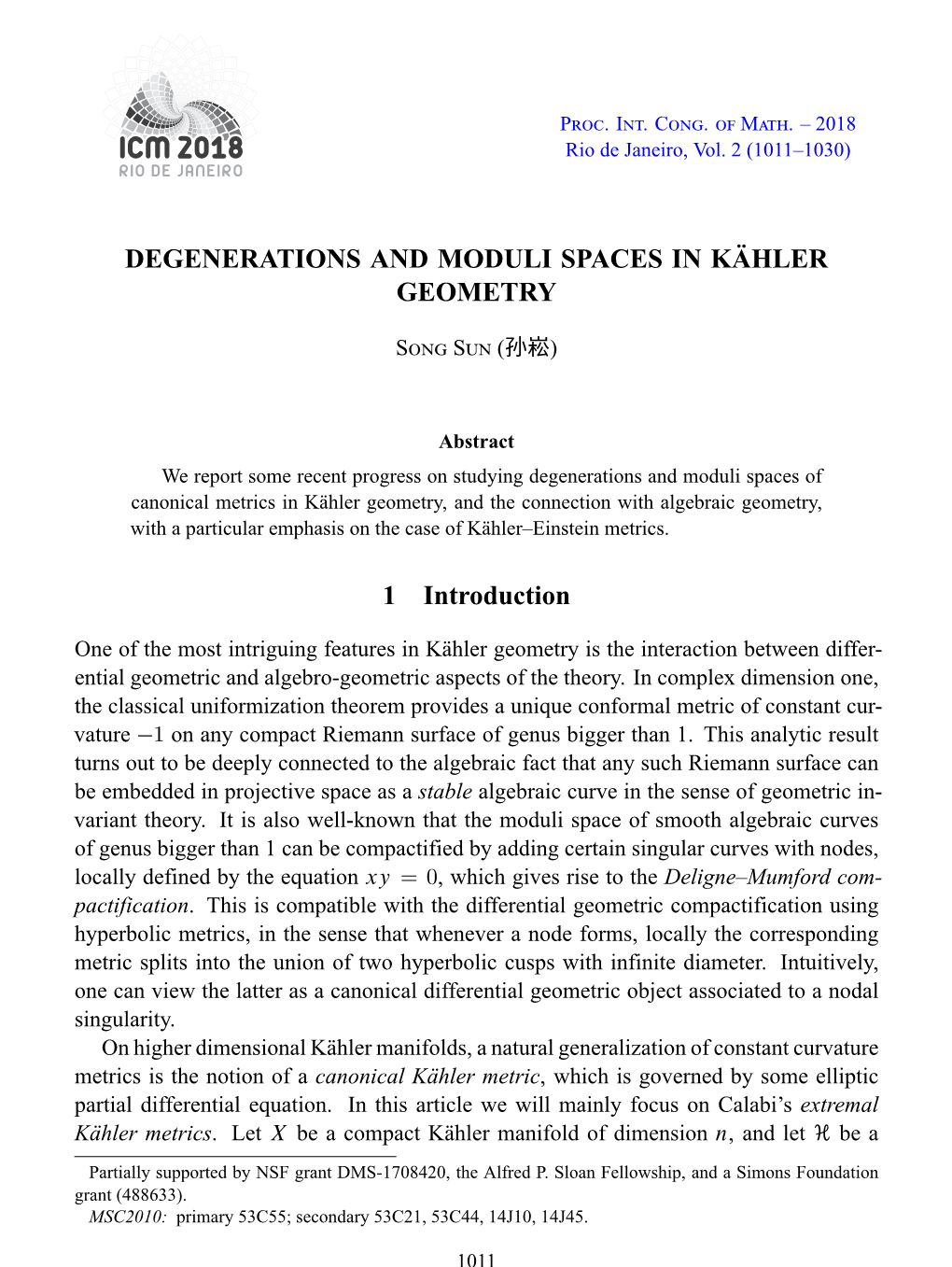 Degenerations and Moduli Spaces in Kähler Geometry
