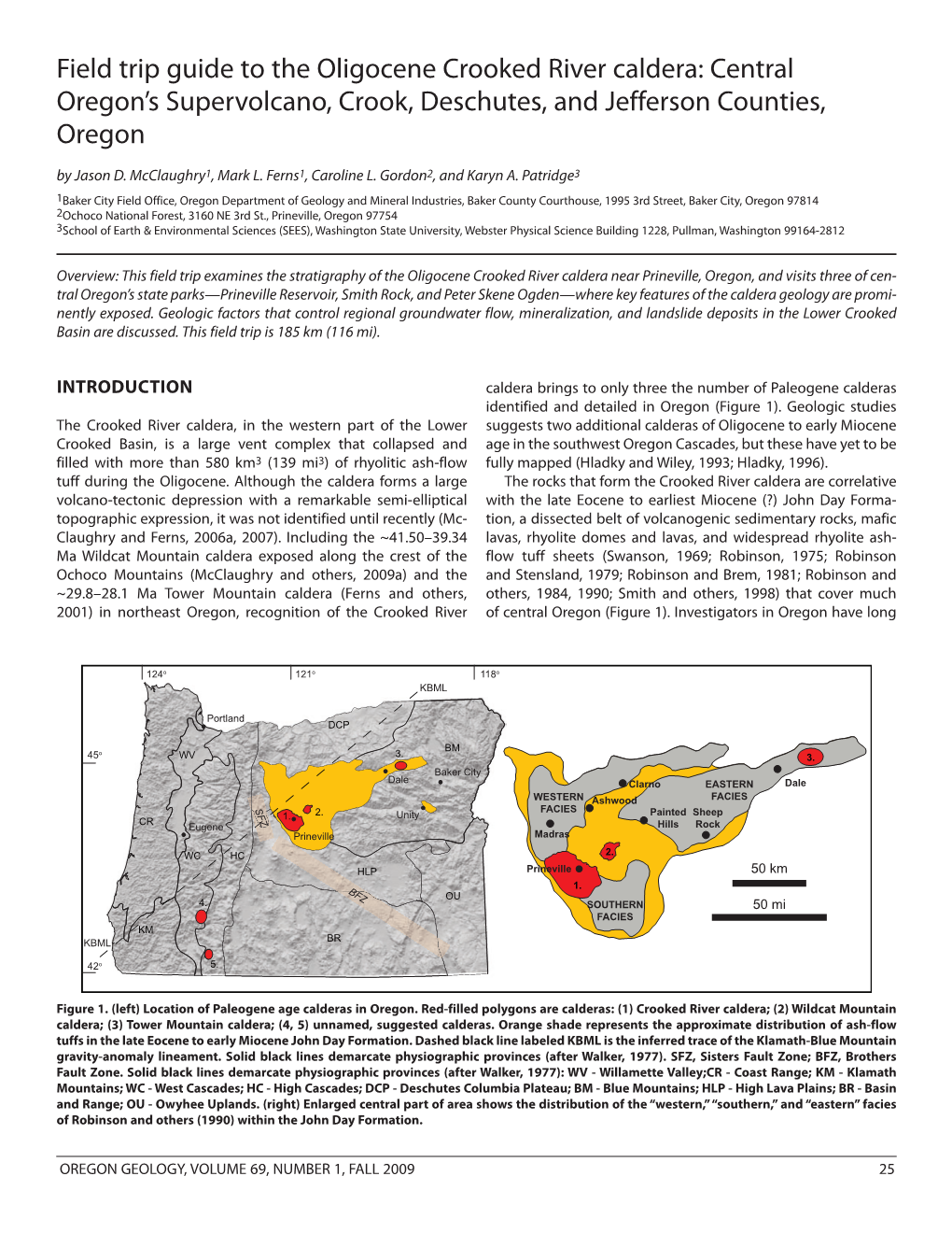 Ore Bin / Oregon Geology Magazine / Journal