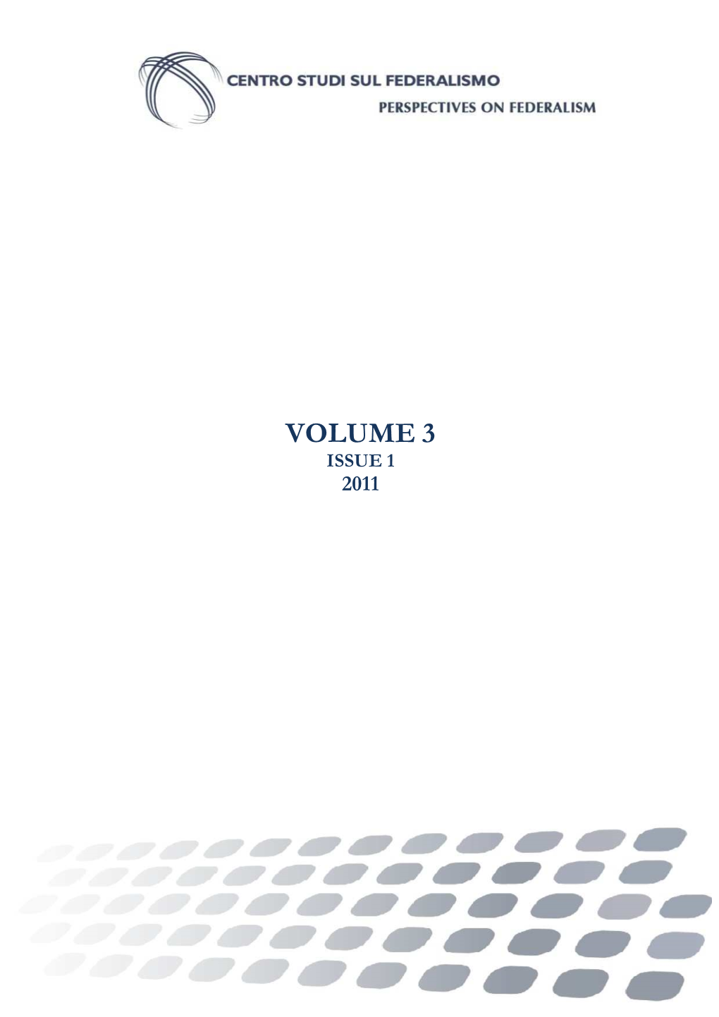 Volume 3- Issue 1 2011