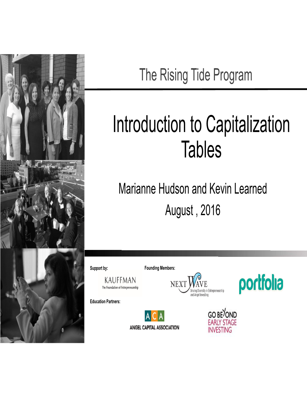 Introduction to Capitalization Tables