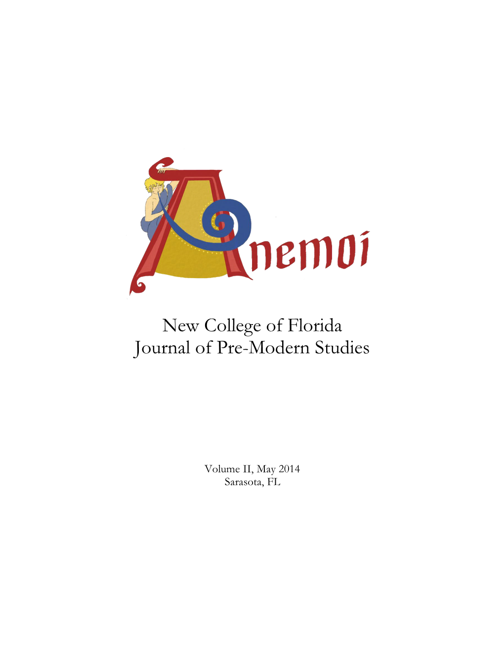 New College of Florida Journal of Pre-Modern Studies