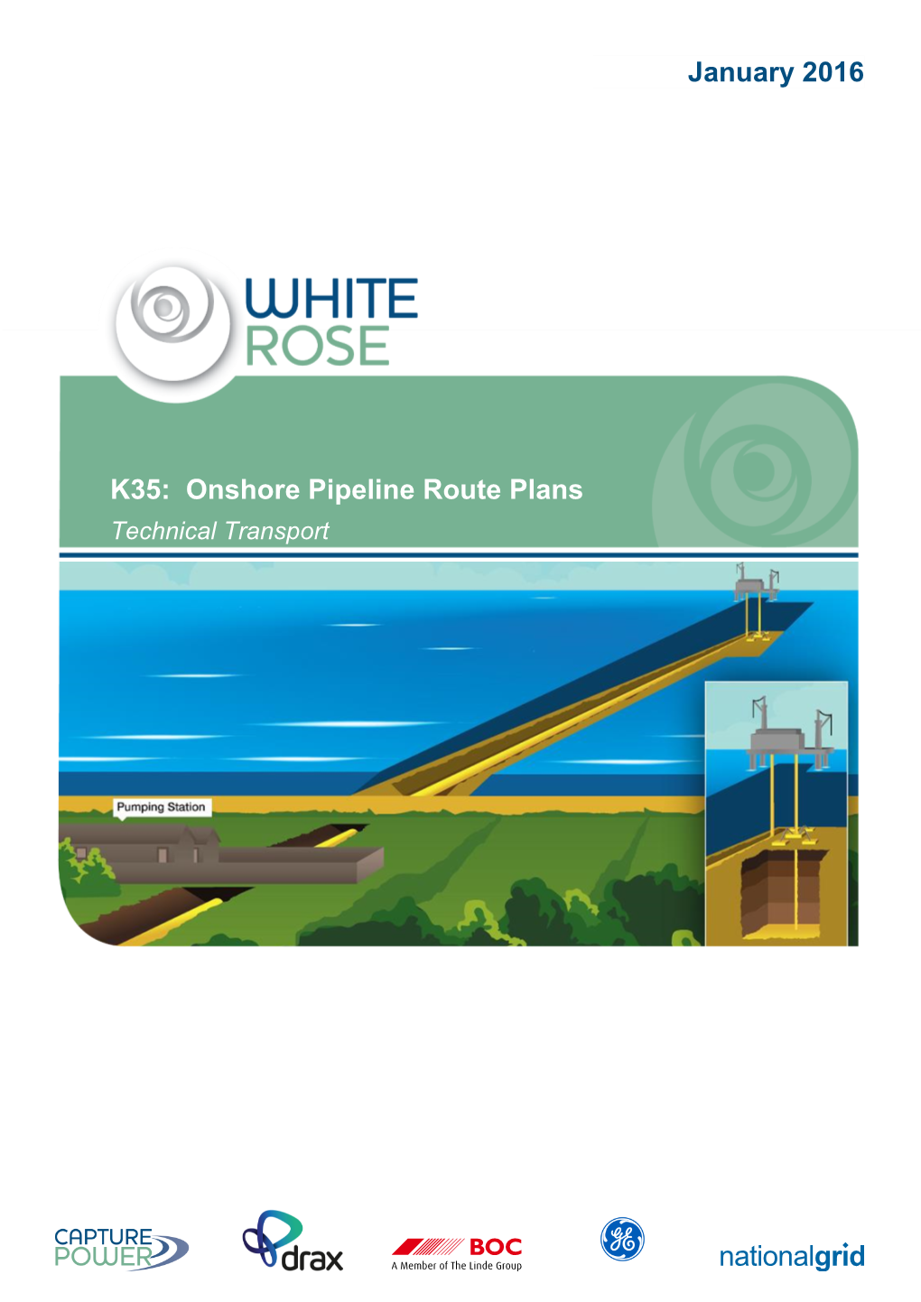 Pipeline Route Plans Technical Transport