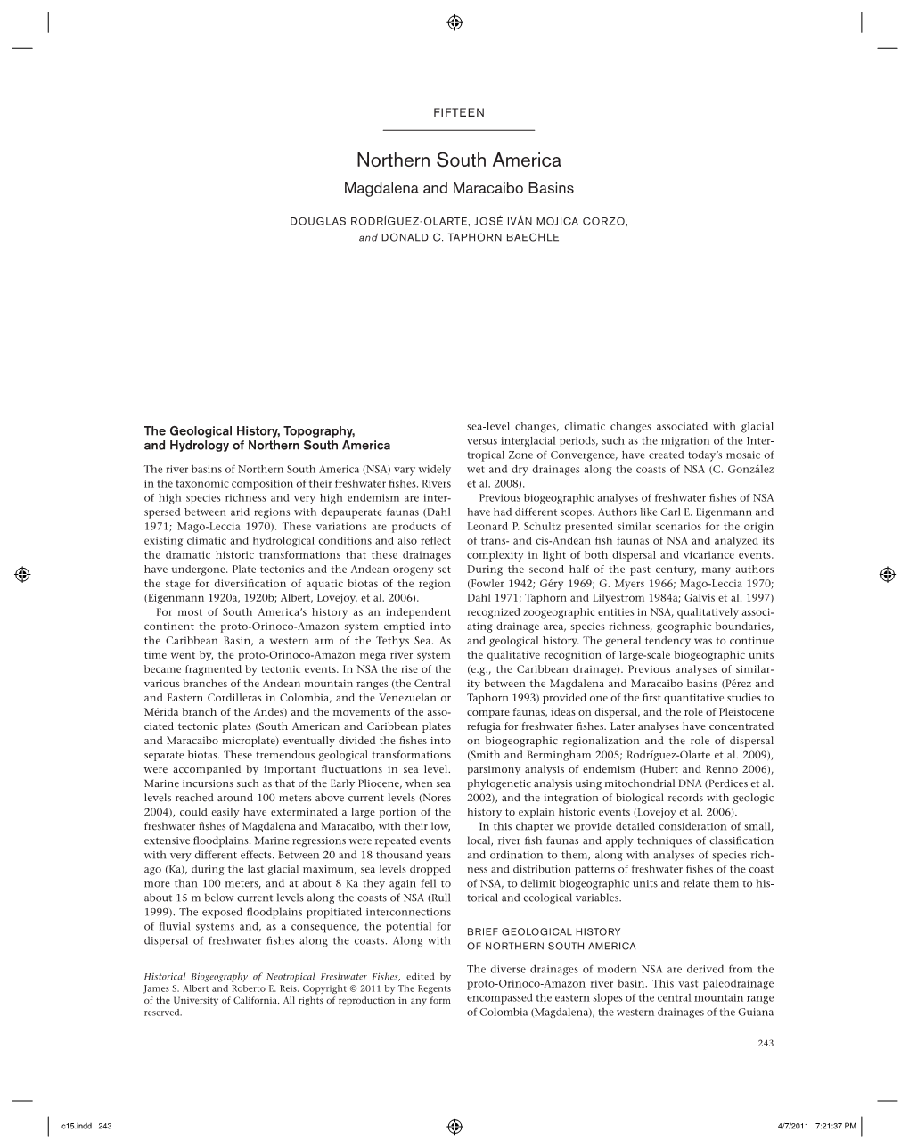 Northern South America Magdalena and Maracaibo Basins