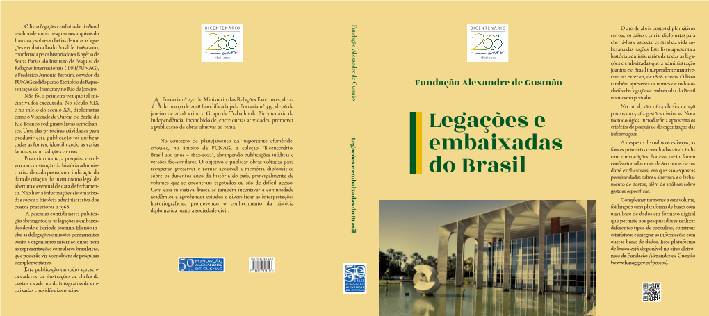 Legações E Embaixadas Do Brasil