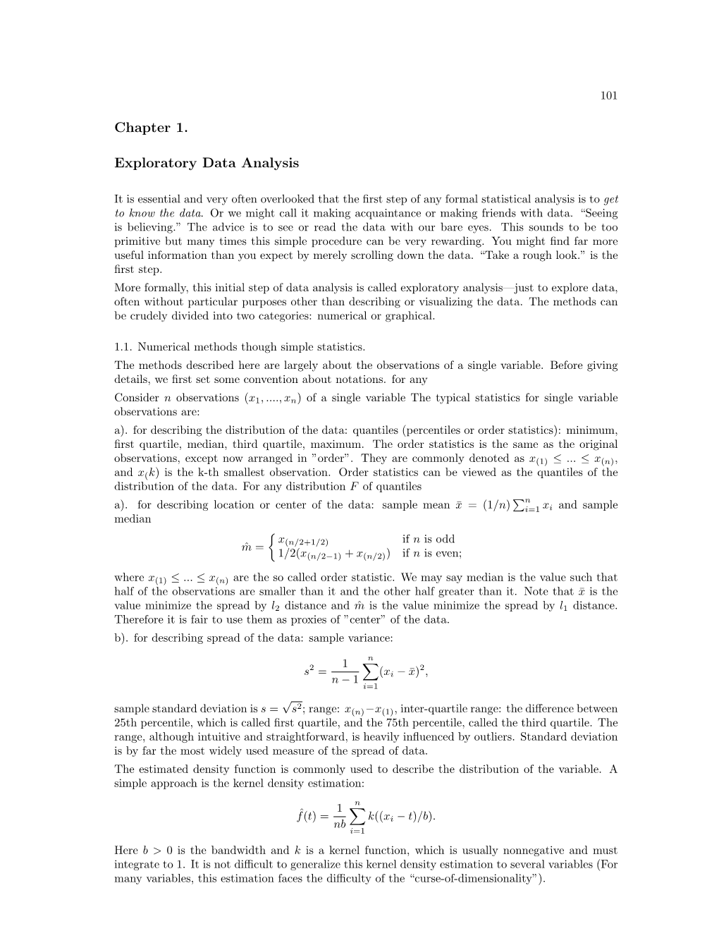 Chapter 1. Exploratory Data Analysis