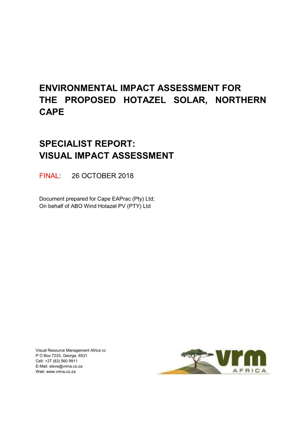 Visual Assessment