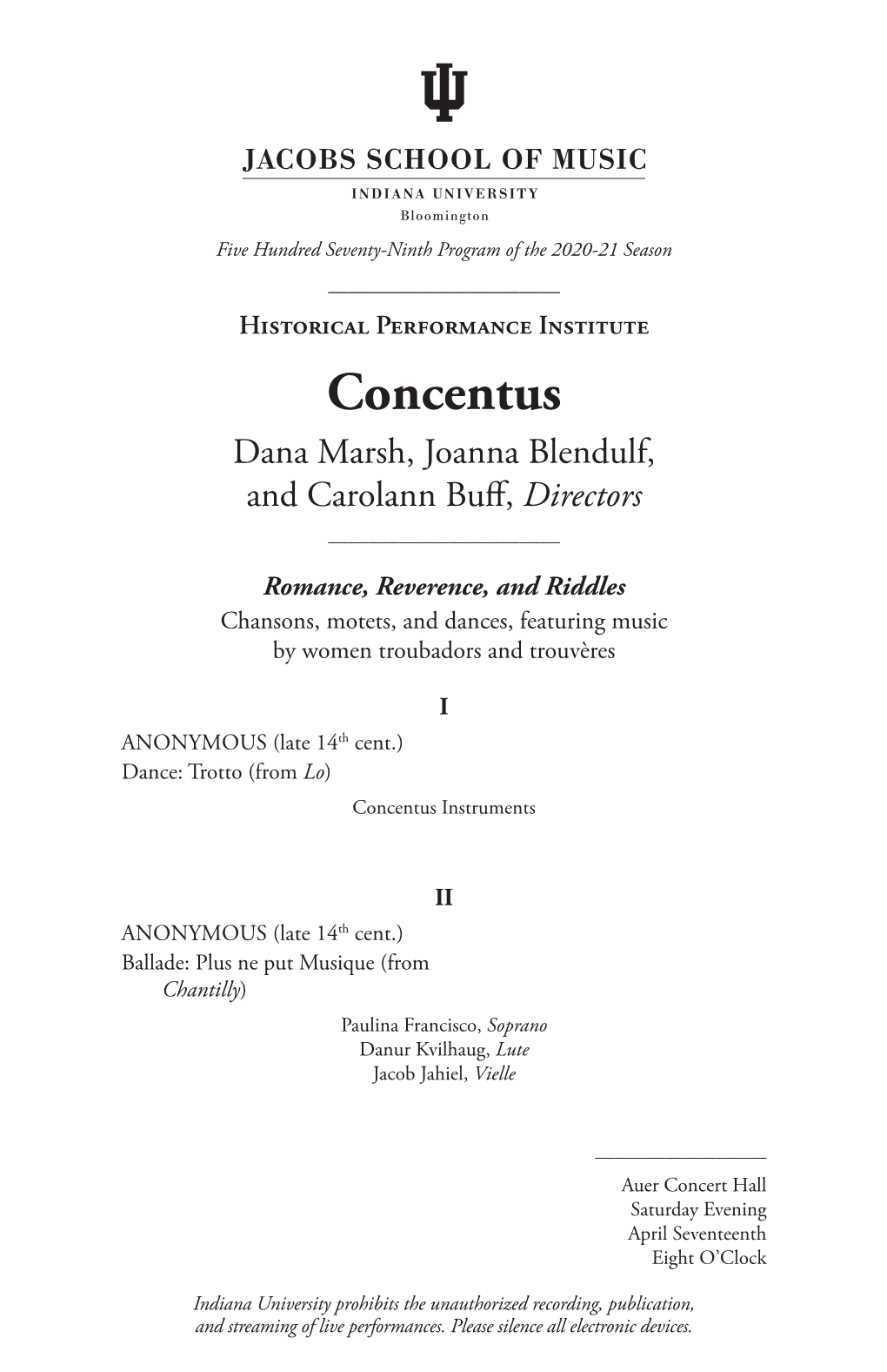 20210417 Concentus Concert Program