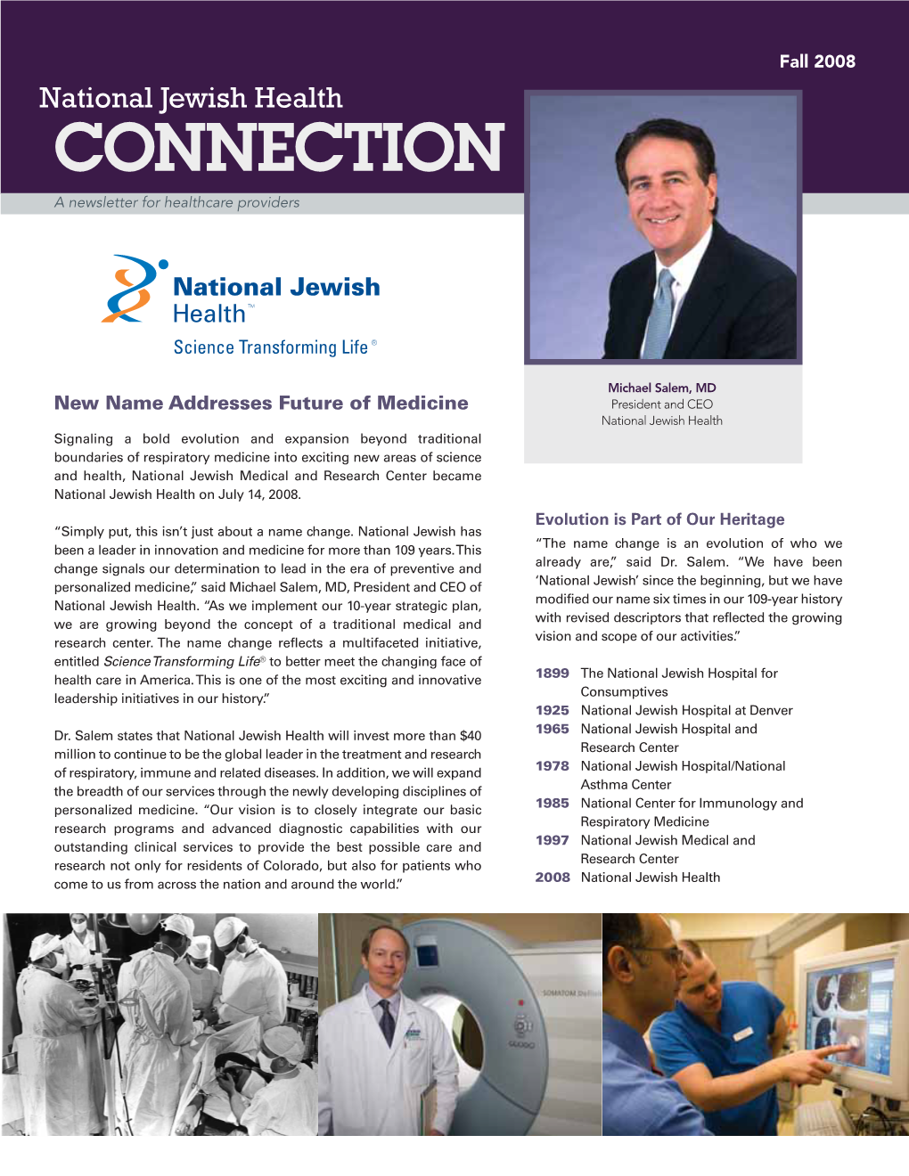 CONNECTION a Newsletter for Healthcare Providers