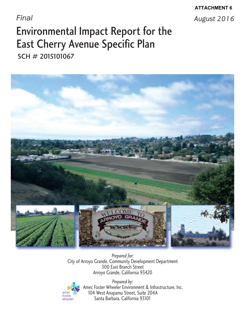 East Cherry Avenue Specific Plan En Vironmental Impact Report For