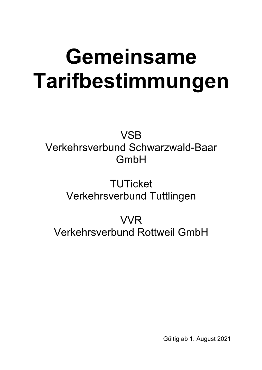 Tarifbestimmungen Herunterladen