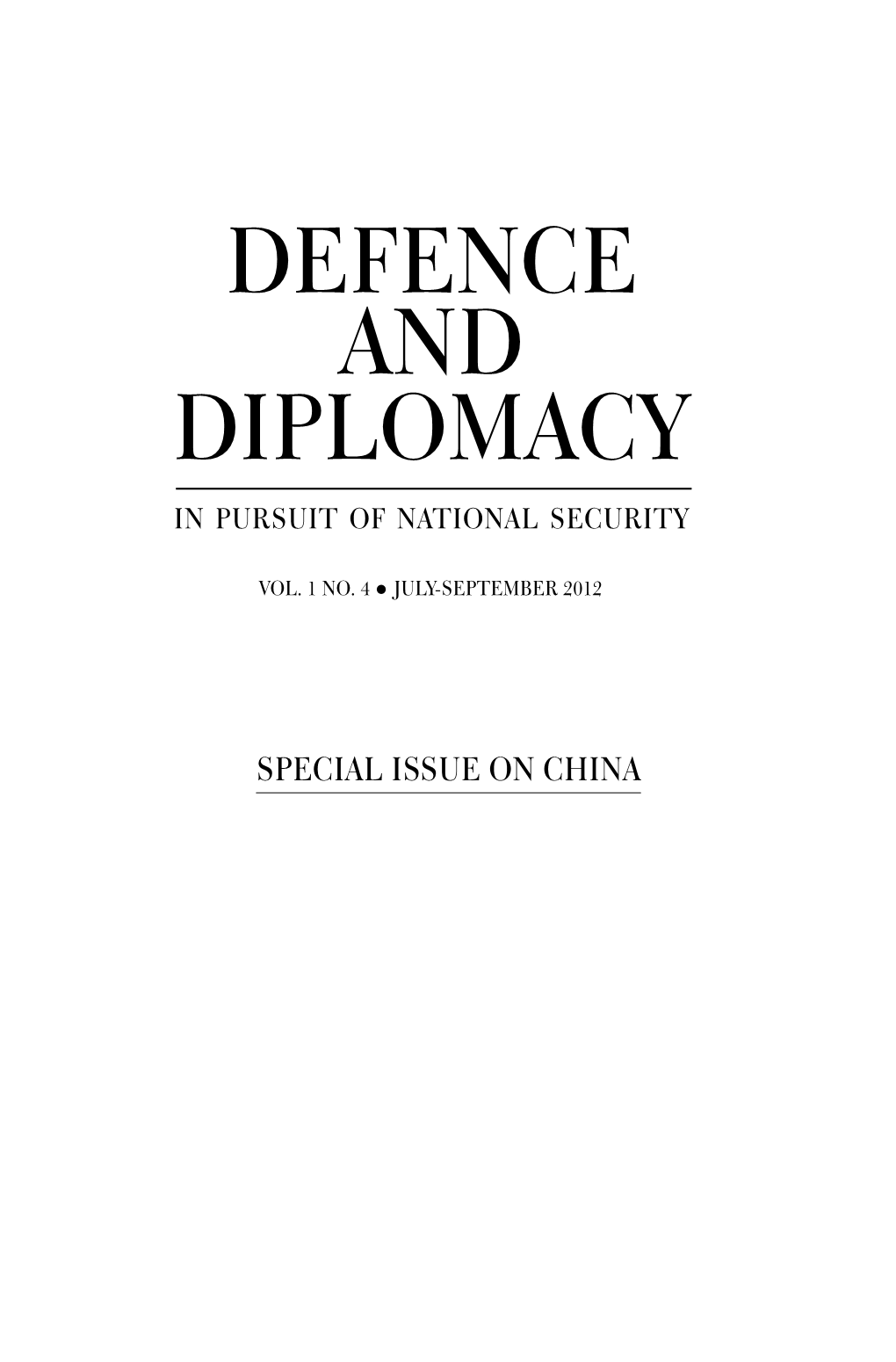 Diplomacy Defence