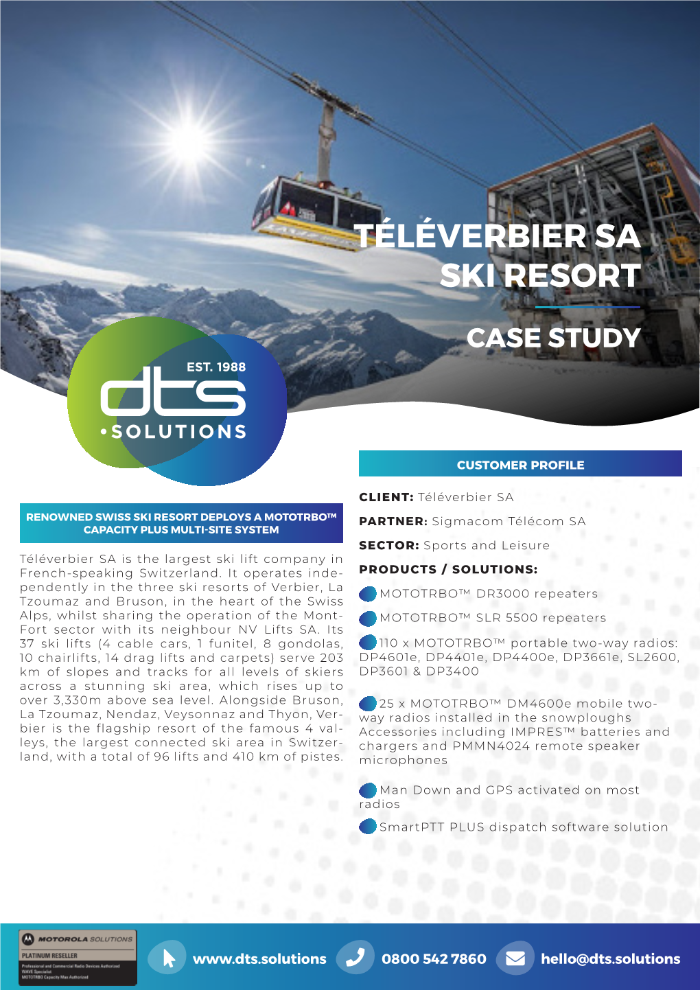 Téléverbier Sa Ski Resort