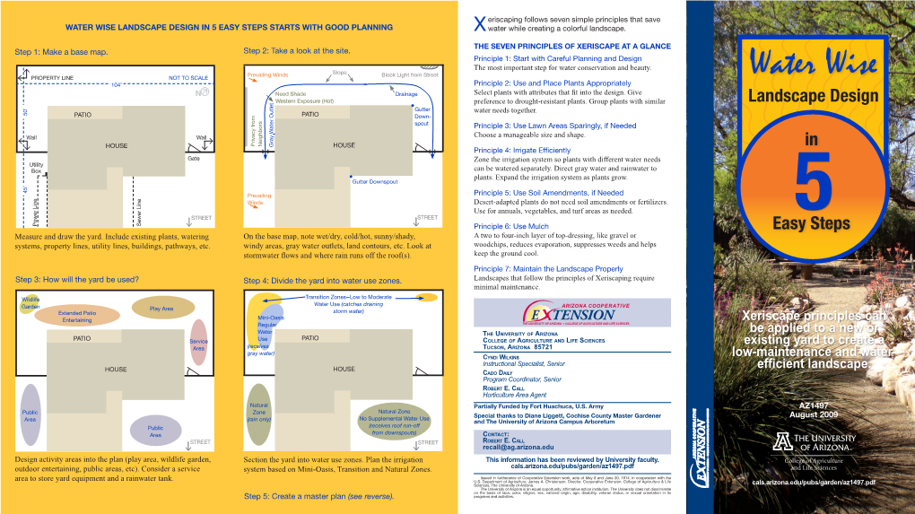 WATER WISE LANDSCAPE DESIGN in 5 EASY STEPS STARTS with GOOD PLANNING X Water While Creating a Colorful Landscape