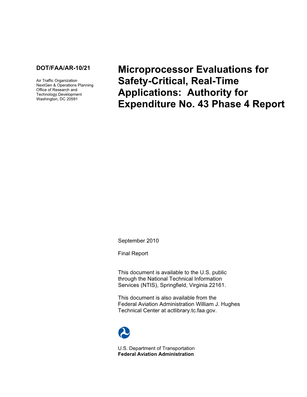 AFE#43 Phase 2 Report