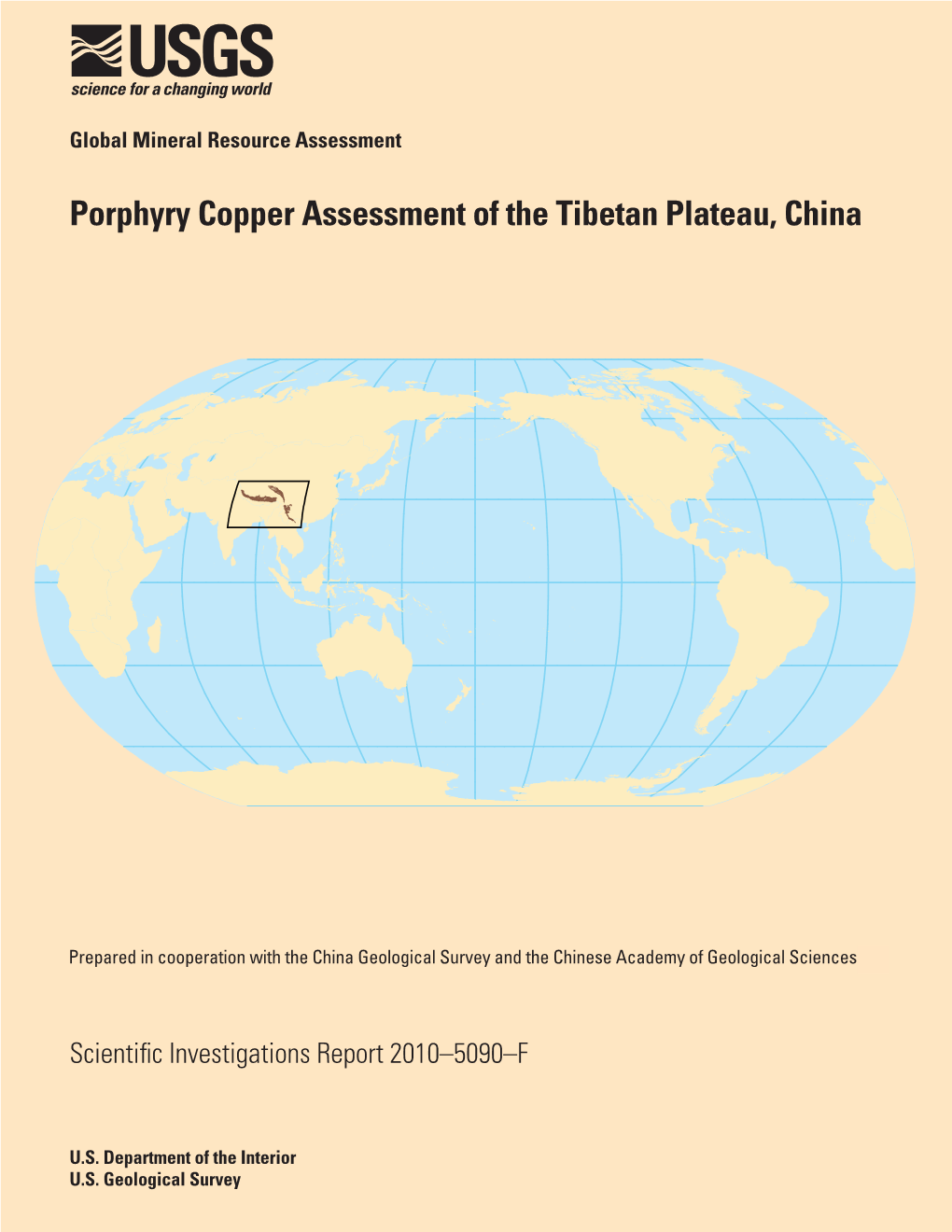Porphyry Copper Assessment of the Tibetan Plateau, China